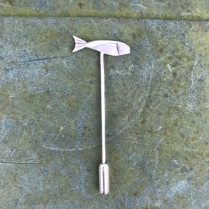 Pin - P02 - Silver fish pin